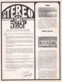 Stereo Shop Talk 1971