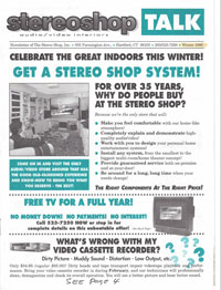Stereo Shop Talk Winter 1995